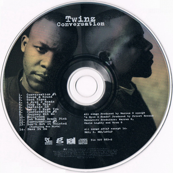 Conversation by Twinz (CD 1995 Def Jam Recordings) in Long Beach